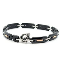 Bracciale Baraka Uomo Explore in Acciaio Diamante 0.05 Ct BR215121ROGR200002 - BR215121ROGR200002